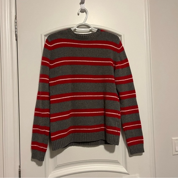 Zara fuzzy striped sweater (Size S) - Picture 1 of 3